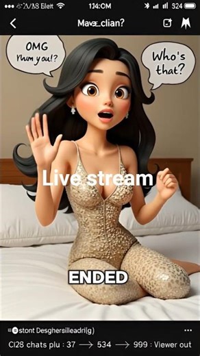 She Started a Live Stream… But Someone Else Joined 😨 | Maya Horror Series