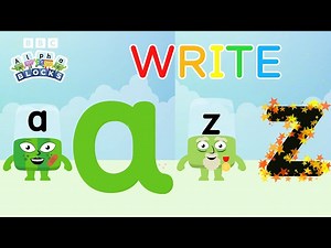 Writing letters A to Z with the Blocks | Learn to write | @Alphablocks - Videos For Kids