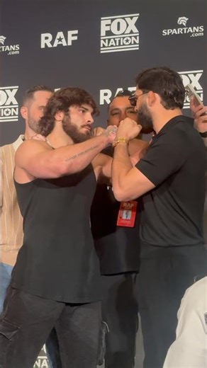 Arman Tsarukyan INTENSE FACE OFF with Georgio Poullas Rematch