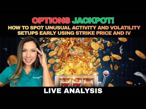 💰Options Jackpot: How to Spot Unusual Activity and Volatility Setups Early Using Strike Price & IV