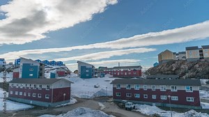 Time lapse in the town of Sisimiut, Greenland