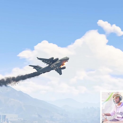 183K views · 1.3K reactions | C-17 Plane Emergency Landing On Beach After Engine Exploded.. | Karannnnnnnn | Facebook