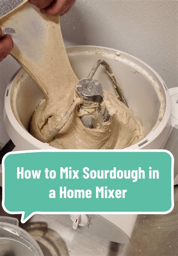 Mixing Sourdough Bread in a Home Mixer Explained