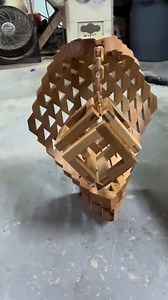 Intricate Wooden Sculpture Shows Off Mesmerizing Geometric Design