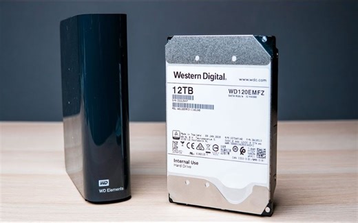 【洋葱】能装多少小姐姐？西数12T氦气硬盘 亚马逊海淘 西部数据移动硬盘拆解