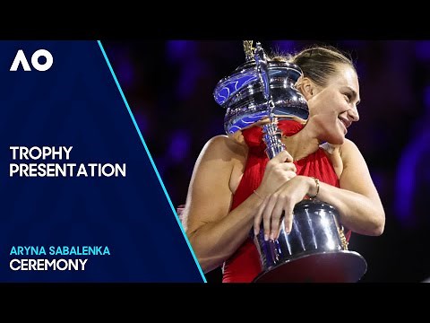 Women's Singles Ceremony | Qinwen Zheng v Aryna Sabalenka | Australian Open 2024 Final