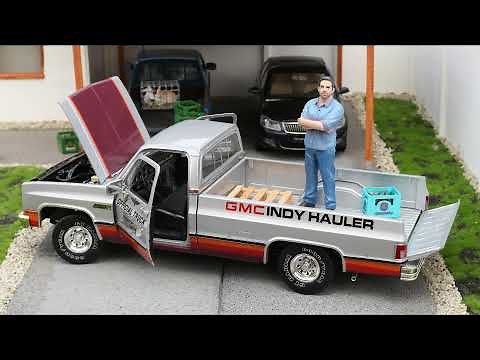1:18 GMC Sierra Classic 1500 Official Truck 65th Indy 500 '81 - Greenlight [Unboxing]