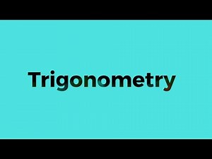 Introduction to Trigonometry // what is trigonometry in urdu