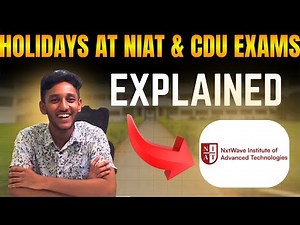 NIAT X CDU 3rd Semester Subjects 📚 | CDU Exam Pattern Explained ✍️ | College Holidays 2025