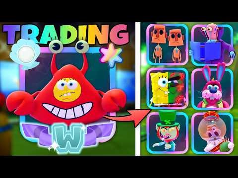 Trading for a MAXED TEAM in Spongebob Tower Defense!