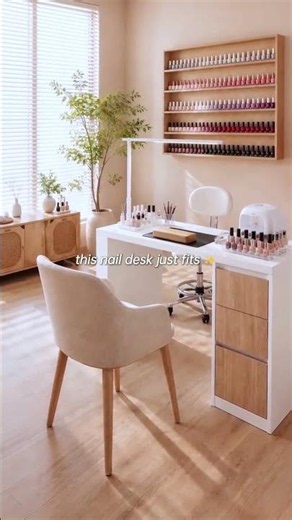 This Nail Desk Setup Looks So Clean ✨