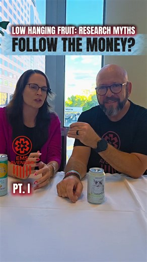 Remle and I really know how to let loose at a happy hour! This is part I of III on research myths I talk about with Remle Crowe, a well-respected researcher with ESO. Here in Part I we talk about funding and how being behind the financing of a research project is not way to rubber stamp an outcome. #Paramedicgram #paramedicsofinstagram #medicsofinstagram #medicgram #emtsofinstagram #emsgram #Paramedic #paramedics #firstresponders #firstrespondersofinstagram #firefightergram #firefightergram #fir