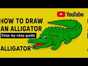 Learn to Draw an Alligator – Fun & Easy Tutorial for Kids!
