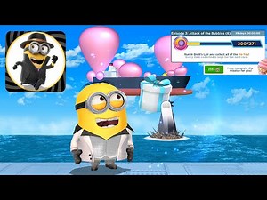 Despicable me Minion rush Disco minion ATTACK of the BUBBLES special mission BUBBLE GUM INVASION