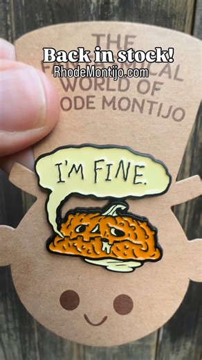 These 4 pins are back in stock! Get yours before they DISAPPEAR! 👻 Make! Believe! RhodeMontijo.com #shopsmalloween #shopsmalloween2025 | Rhode Montijo