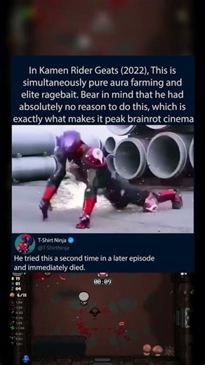 In Kamen Rider Geats (2022), This is simultaneously pure aura farming and