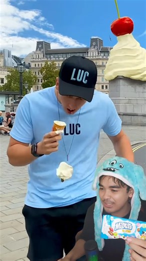 MAKAN ICE CREAM TAPI JATOHH‼️