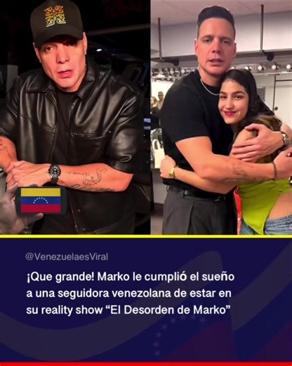 El creador de contenido venezolano Marko Música, sorprendió a una de sus seguidoras en redes al darle la noticia de que formaba parte de su nuevo reality show «El Desorden de Marko». 😍 A través de su cuenta en Instagram, el influencer compartió un clip donde mostró a Camila de Cárdenas, la nueva integrante de «El Desorden», que sin ser reconocida en redes sociales se volvió viral en las últimas horas. 🙏🏼 La también madre agradeció al comediante venezolano por la oportunidad y destacó lo difíc