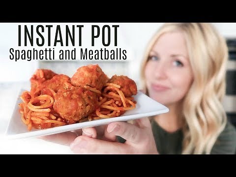 EASY Instant Pot Spaghetti and Meatballs - Dump and Go Recipe