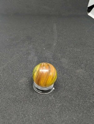 German Handmade Marble .692" Lutz Onionskin!!  Peltier Akro Vitro Oxblood Alley | eBay