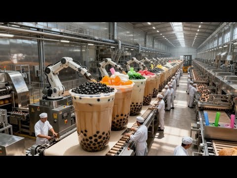 How Millions of Tapioca Pearls Are Made in a Factory