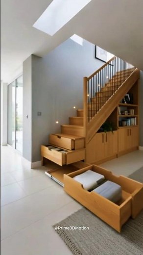 Hidden Storage Stairs | Smart Home Design