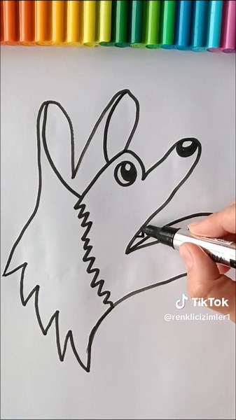 Drawing Fox Easy 🐺 El ile Kurt çizimi #easydraw #fox #dogdrawing #foxdrawing #foxdraw #foxdrawingart #cutedraw #cutedrawing #girlsoftiktok #girlmaking #barbiecoloring #drawingtutorialsimple #drawingtutorial #drawingimages #veryeasydrawing #tiktokart #girldraw #tiktok #satisfying #keşfet #beniöneçıkart #kesfetbeniöneçıkart #kesfetbenionecikar #toddlersoftiktok #toddlers #toddlersbelike #toddlersdrawings #toddler #toddlermom #kindergarten #kindergartenteacher #kindergartenactivities #okuloncesi #