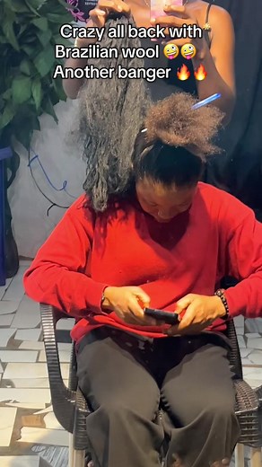 All Back with Brazilian Wool Cornrows