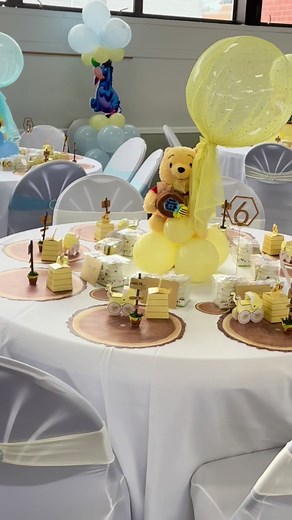 Winnie the Pooh Baby Shower Centerpieces for Boys