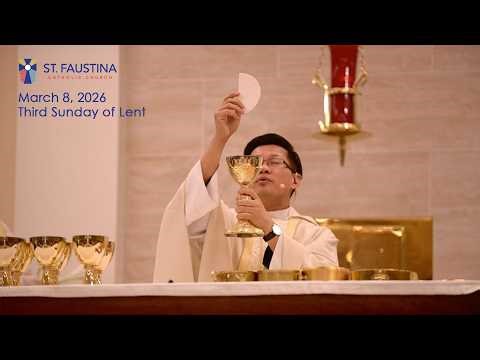 Sunday, March 8, 2026 - Sunday Mass at St. Faustina