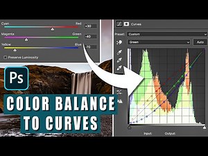 The science behind COLOR BALANCE in PHOTOSHOP - converting color balance to CURVES + FREE SCRIPT