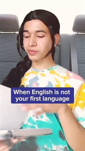 When English is not your first language #shorts #relatable #comedy #fyp #srohidas