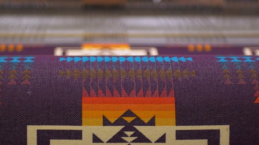 25K views · 987 reactions | Weaving the Chief Joseph Blanket in...