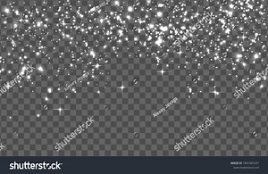 Vector Illustration Glitters On Transparent Background Stock Vector (Royalty Free) 1847365231 | Shutterstock