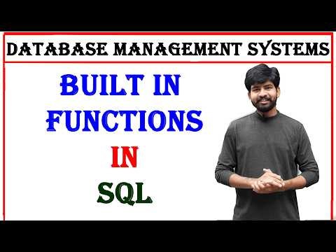 various built in functions in sql, mathematical , string, date and time , aggregate functions | dbms