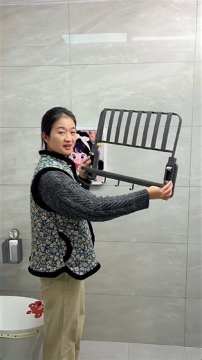 👕 Clothes Storage Box & 🚿 Space-Saving Towel Rack.