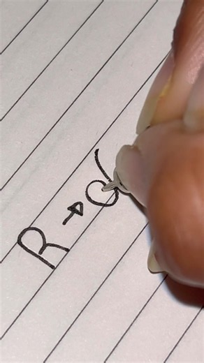 Letter R fancy font #fontstyle #handwriting #lettering #calligrphylearning #penmanship #cursive
