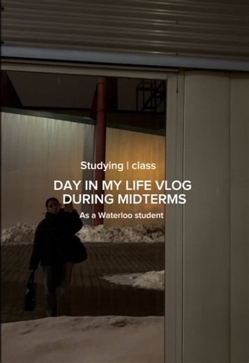 Well here’s my study vlog from a day ago cause Waterloo likes to schedule night midterms😐 #dayinmylife #uwaterloo #studywithme #university #productivity