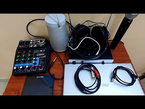 how to connect line mixer to laptop or pc for recording your music