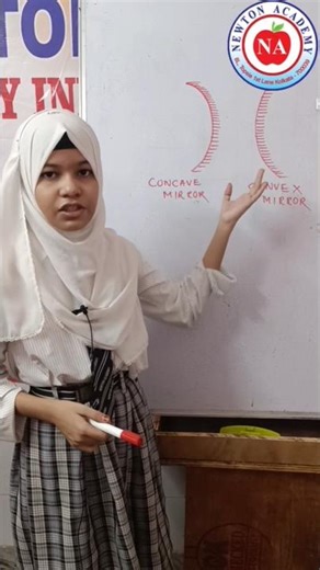 Spherical mirror | Concave and Convex mirror #newtonacademy #school #educational #education #science