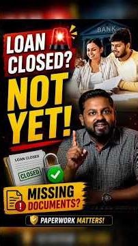 Loan Closed? Not Yet! 5 Important Steps After Paying Your Last EMI 🚨 #loan #moneymatters