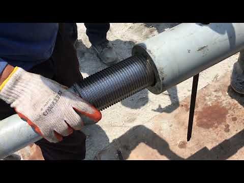 Installation of Tie Rods with Turnbuckles