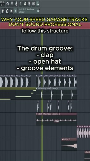 How To Speed Garage Drop- Full Guide #speedgarage #drums #musicproducer #flstudio