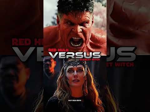 RED HULK VS RED CHARACTERS | BATTLE