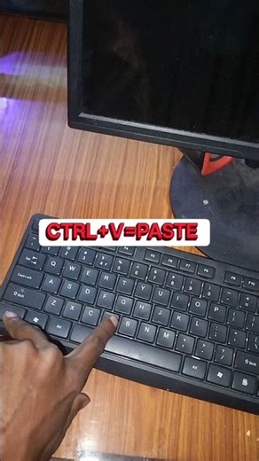 💻 Computer TipsCTRL + V = PasteIn a computer, CTRL + V is used to paste the text, image, or file