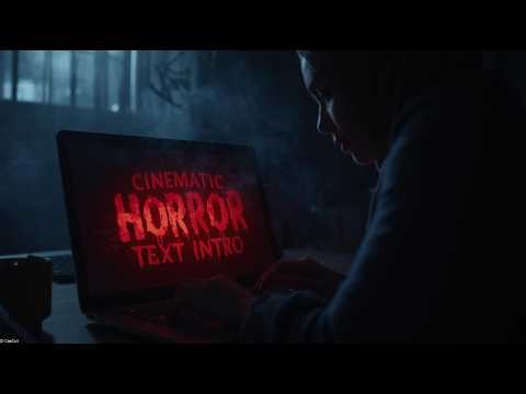 Creepy Cinematic Horror Text Reveal - How to Make a Scary Intro in CapCut Tutorial