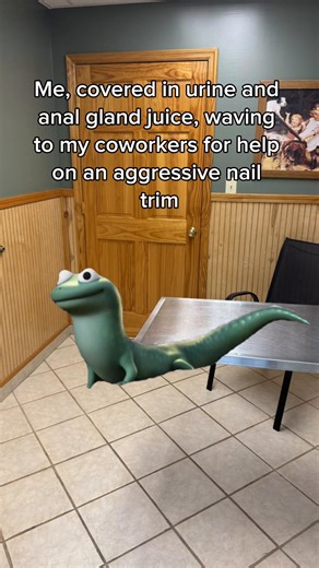 Vet tech life is hard sometimes 😅 #fyp #vettok #vettech #vettechlife #vetmed