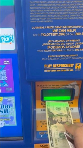 Walmart lottery Machine #lottery #scratchoffticket #shorts#casino