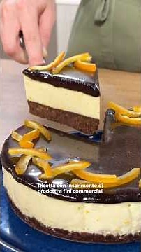 #adv ORANGE AND CHOCOLATE CHEESECAKE🤝🍊🍫 #Shorts