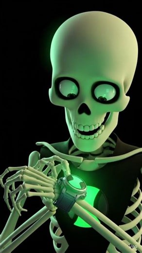 kya ho agar tumhe omnitrix mil jay #skeliton #aivideo #edit #viral